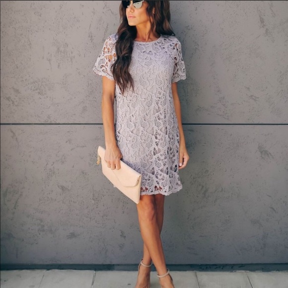 Vici The Best In Me Crochet Lace Shift Dress